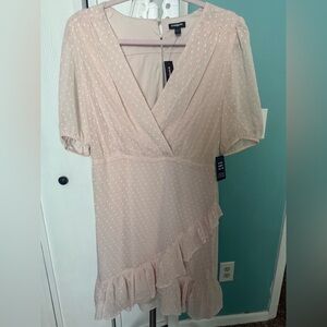 Express Blush Asymmetrical Dress